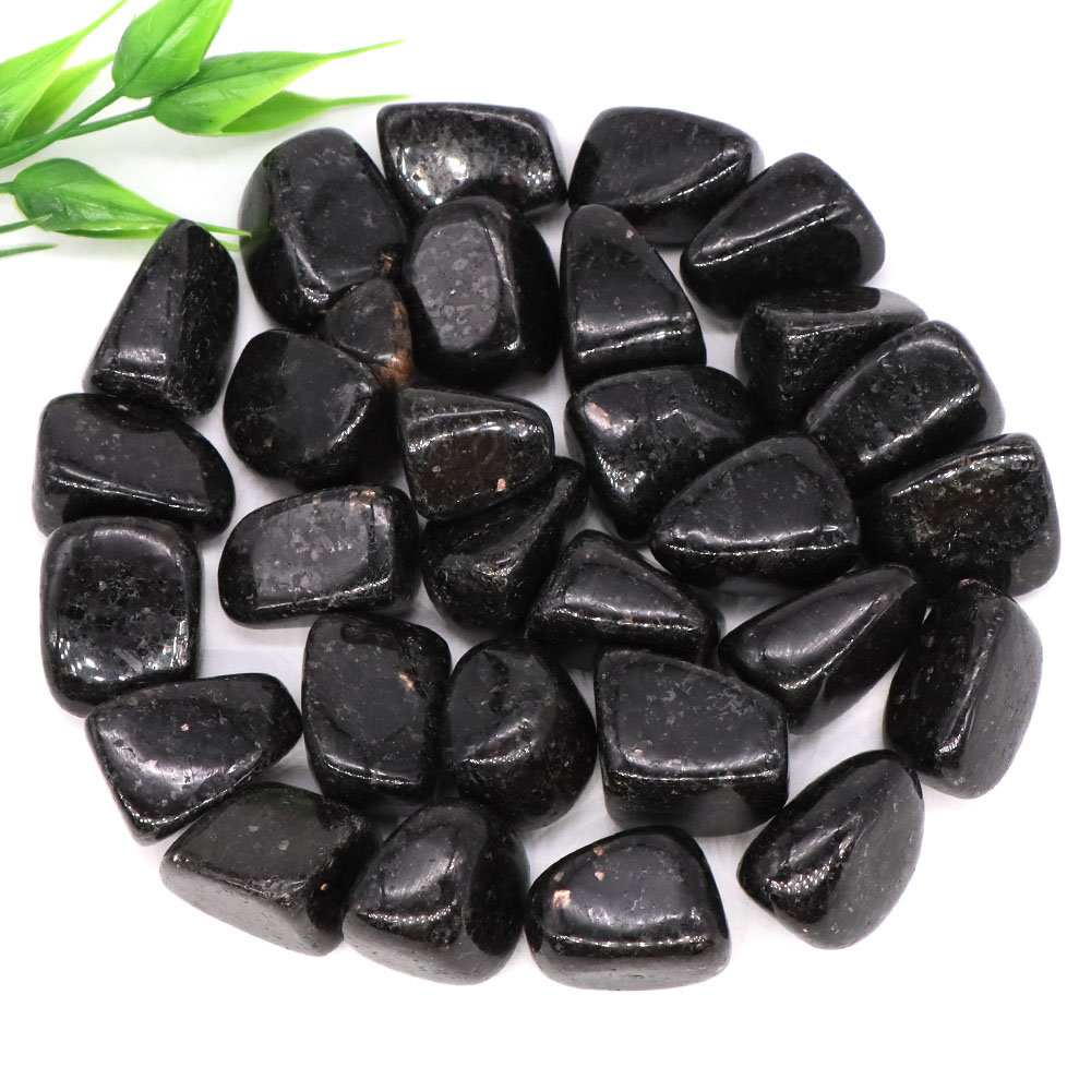 Aquarium Marine Stone - Natürliches Nuumit-Kies-Exemplar, unregelmäßiger Trommelstein, Reiki-Heilkristall, Quarz,