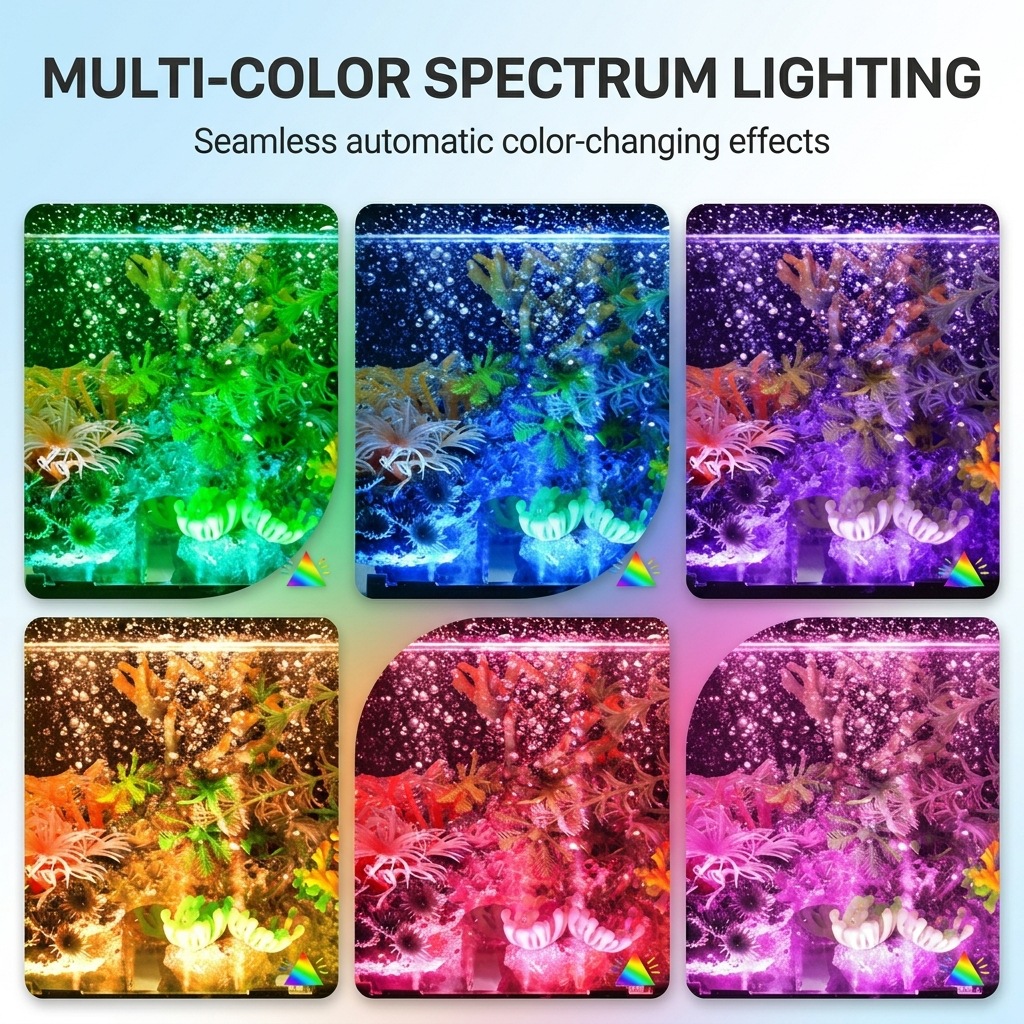 USB LED Aquarium-Luftblasenlic – Marine Aquarium Lamp Bewertung und Preis